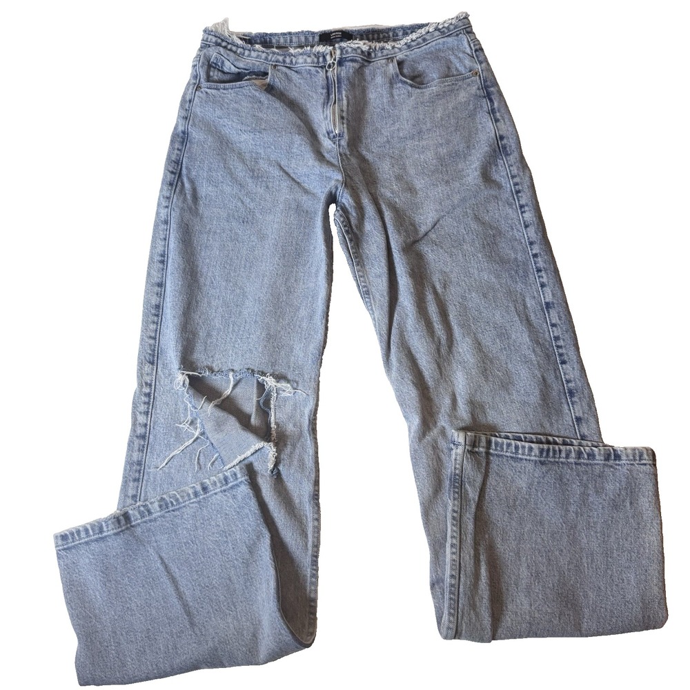 Hollister Social Tourist Low Rise Distressed Jeans‎ Light Wash 7R 28 Y2K Style